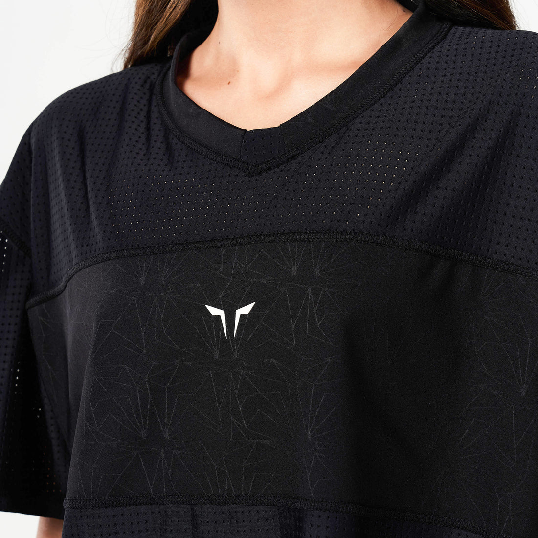 Mesh Reversible Tee - Black